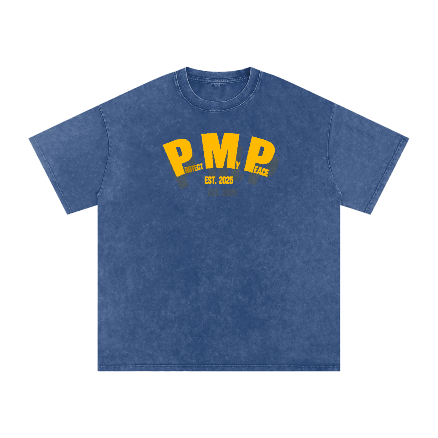 Acid Wash Oversize "PMP GRAPHIC" T-Shirt