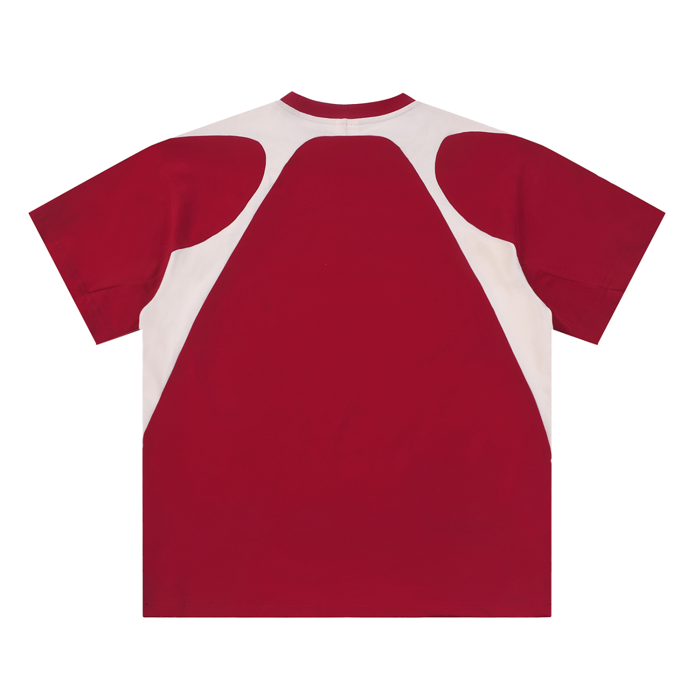 Contrast Panel Cotton "Protect My Peace" FRONT SIDE ONLY T-Shirt