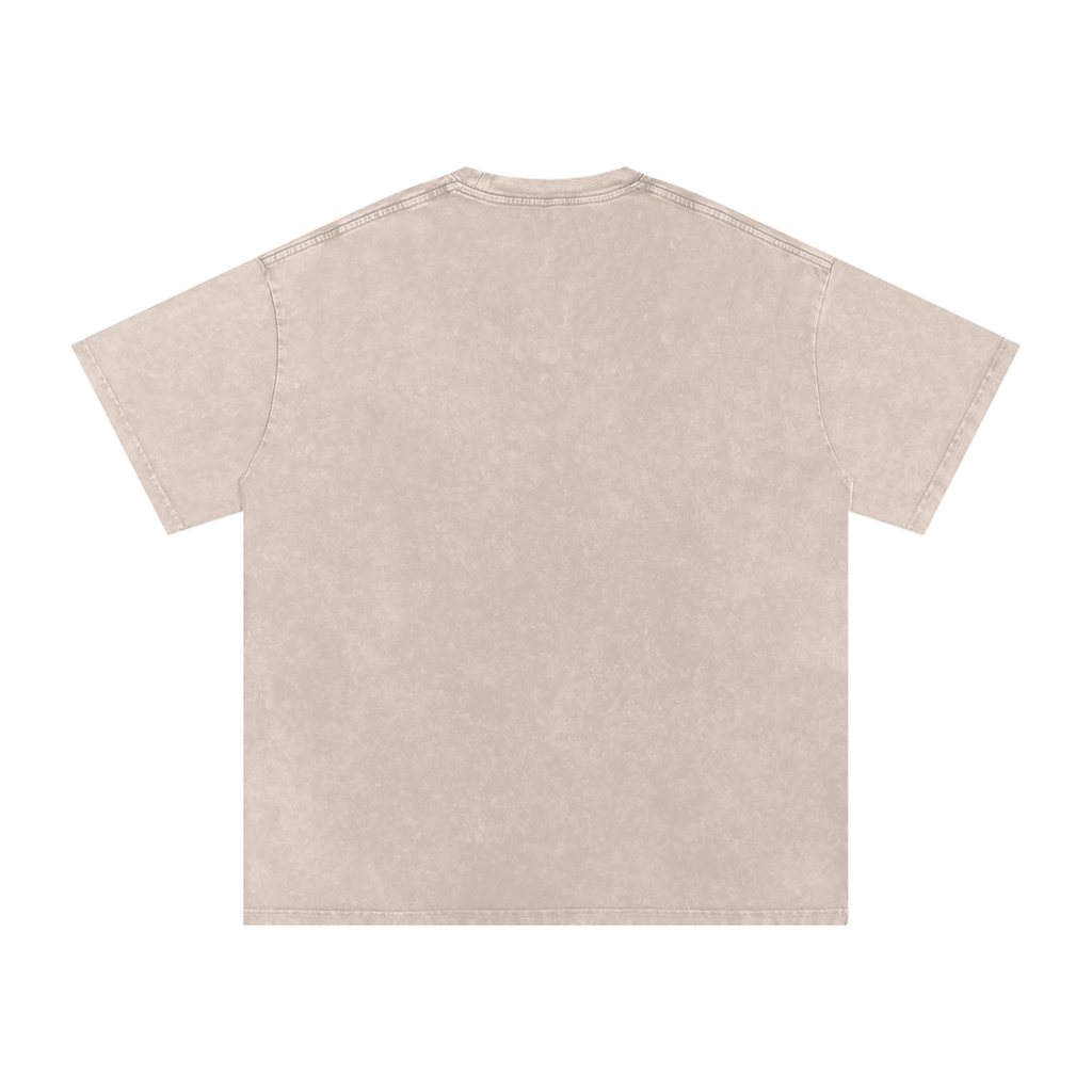 Acid Wash Oversize "Protect My Peace" FRONTSIDE ONLY T-Shirt