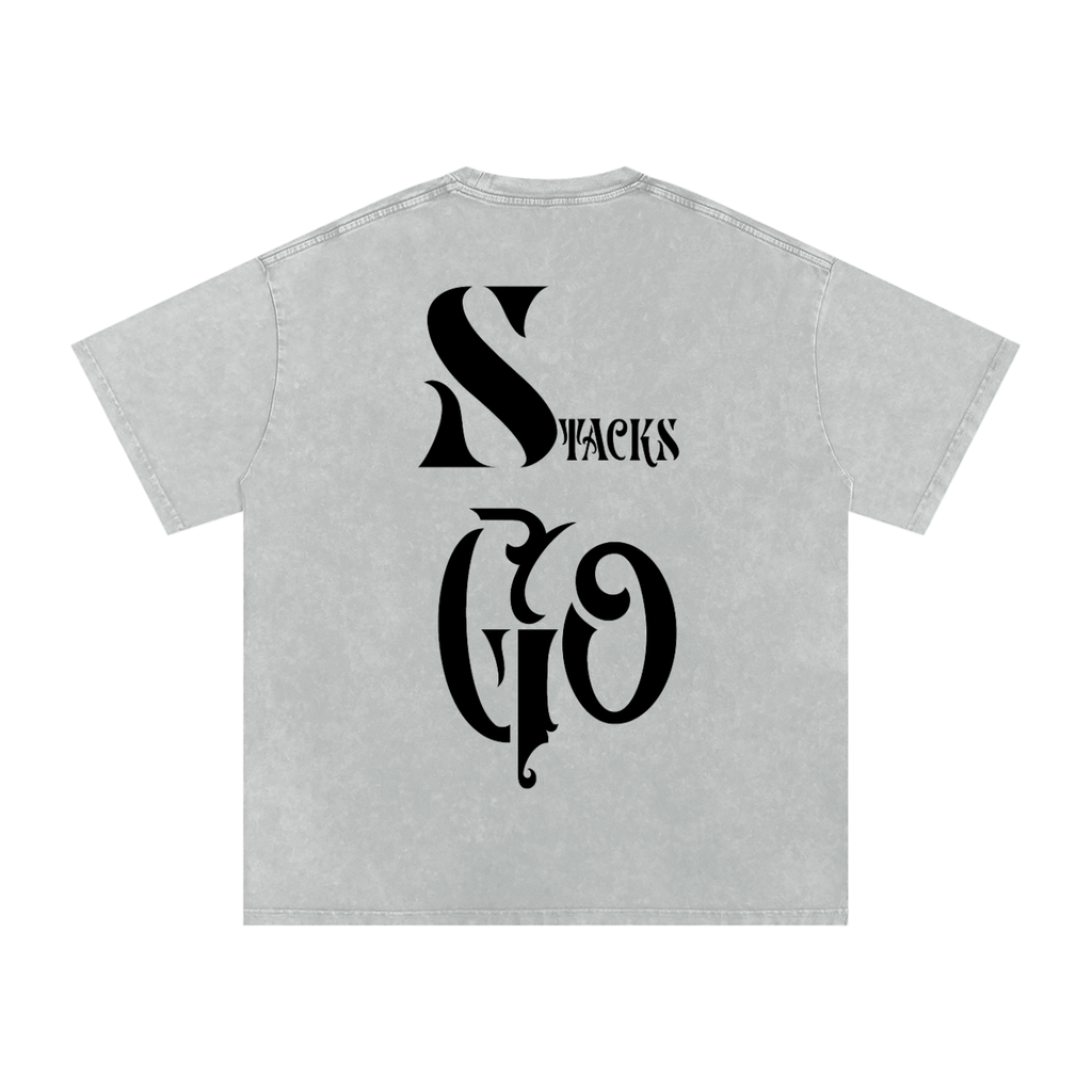 Acid Wash Oversize "Protect My Peace" T-Shirt