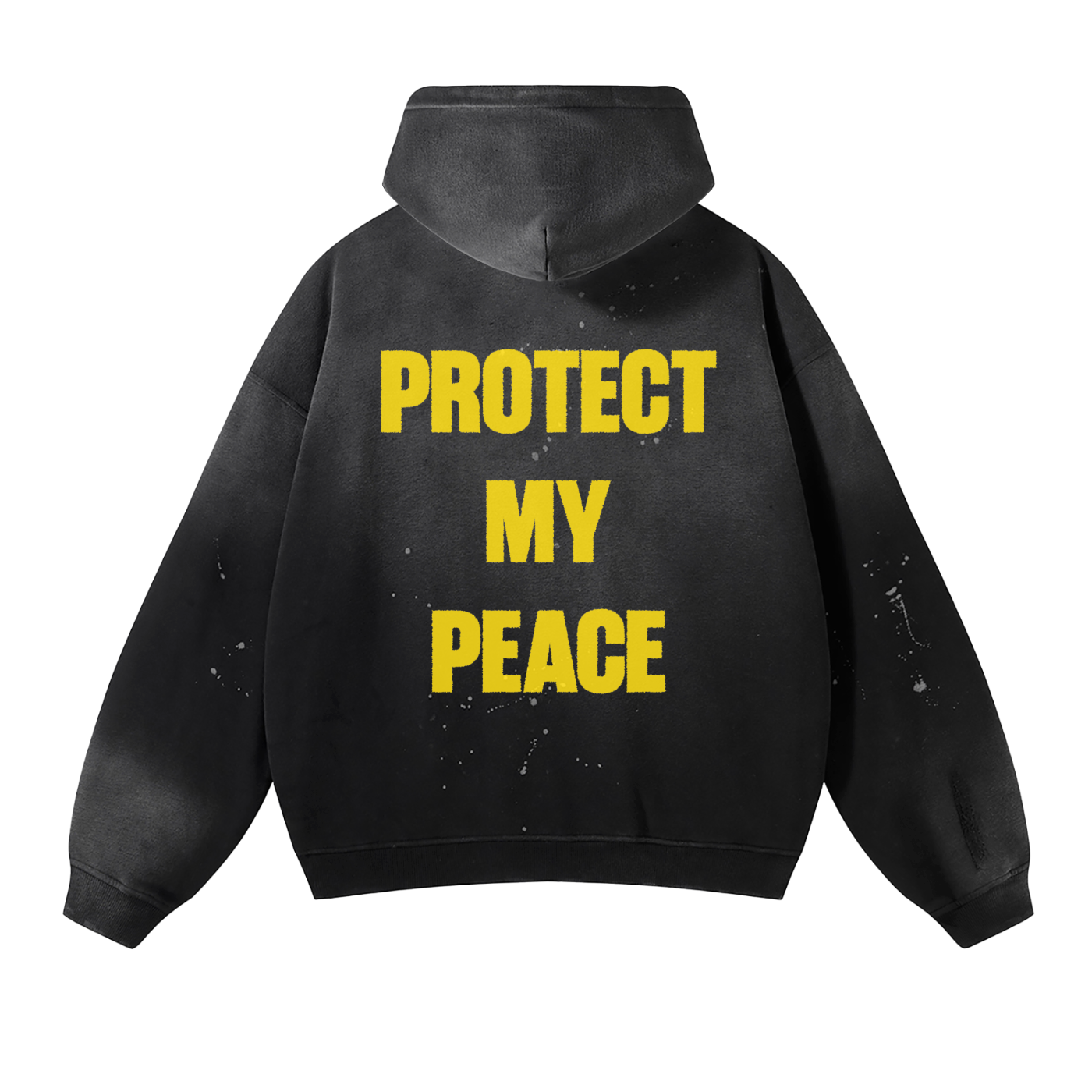 Vintage Wash Frayed Fleece "est 2025" Hoodie
