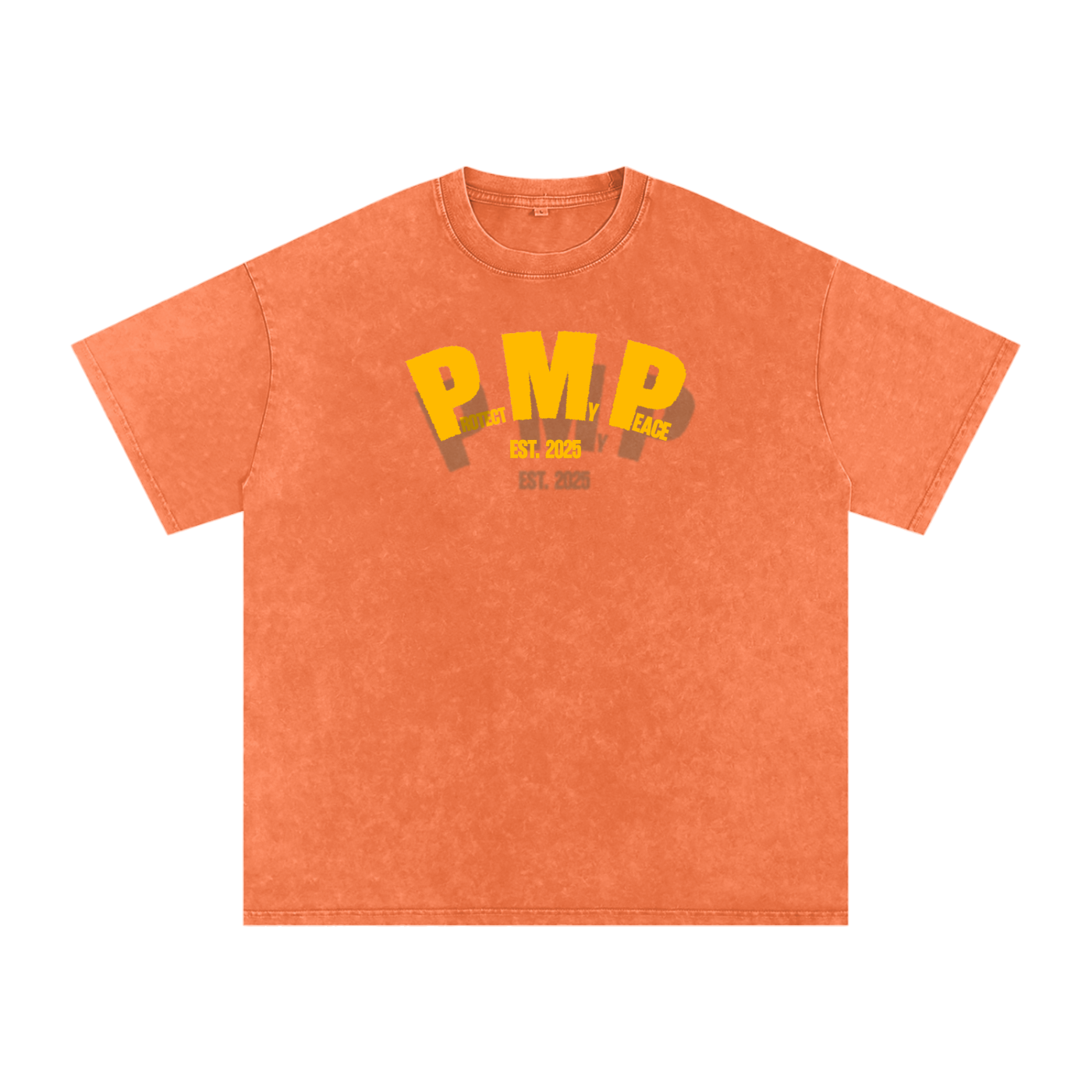 Acid Wash Oversize "PMP GRAPHIC" T-Shirt
