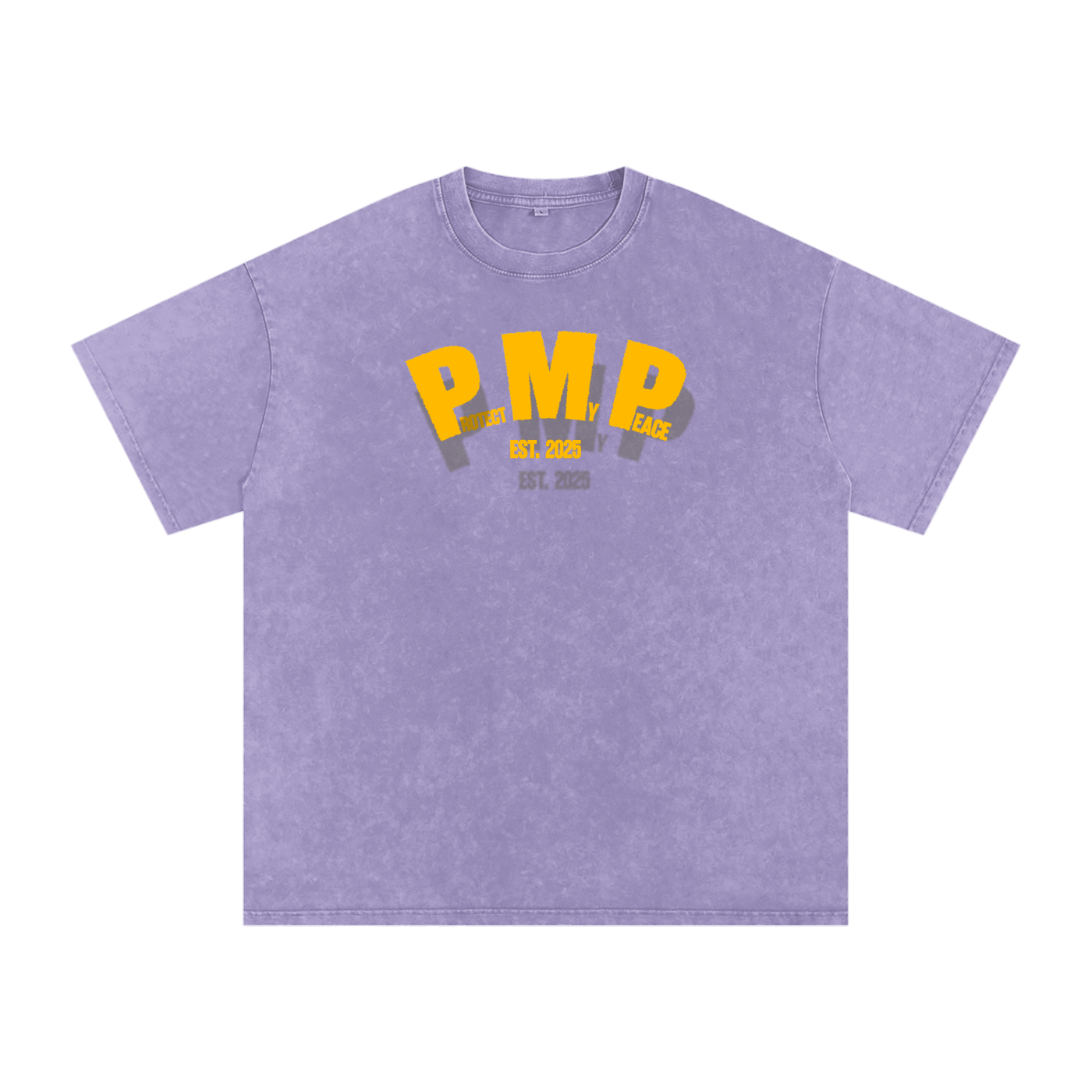 Acid Wash Oversize "PMP GRAPHIC" T-Shirt