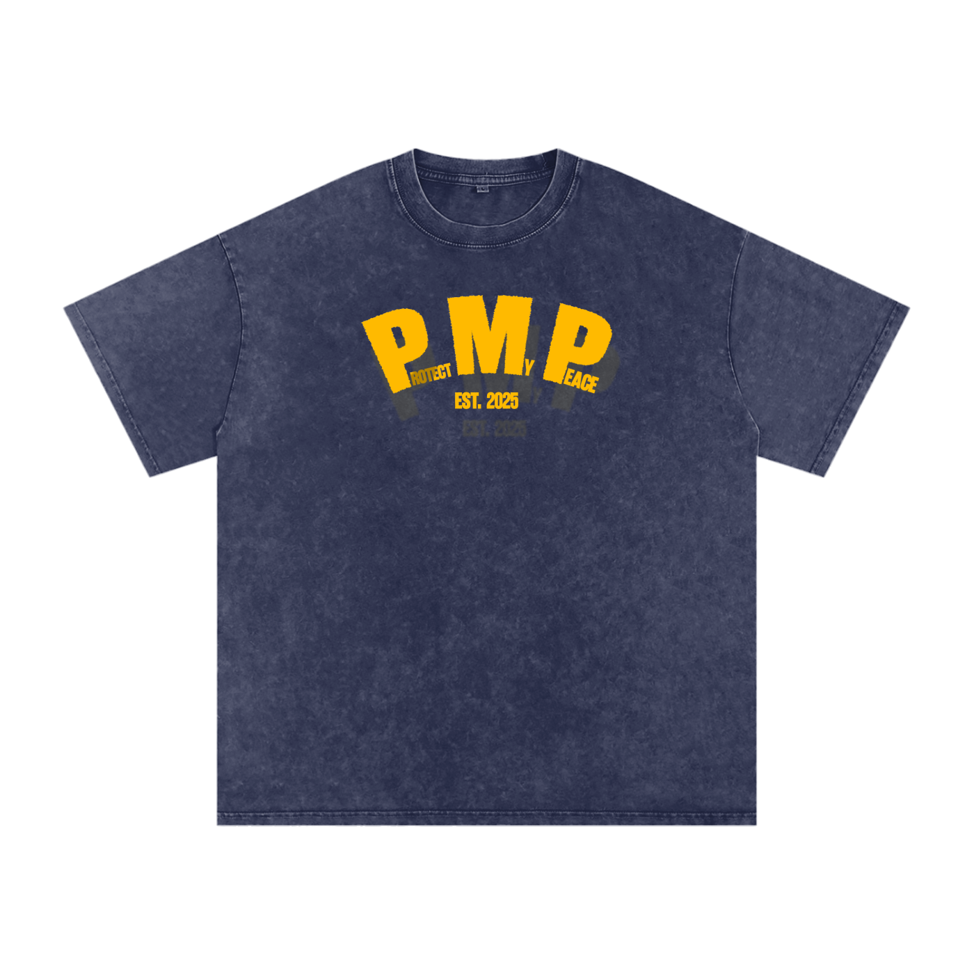 Acid Wash Oversize "PMP GRAPHIC" T-Shirt
