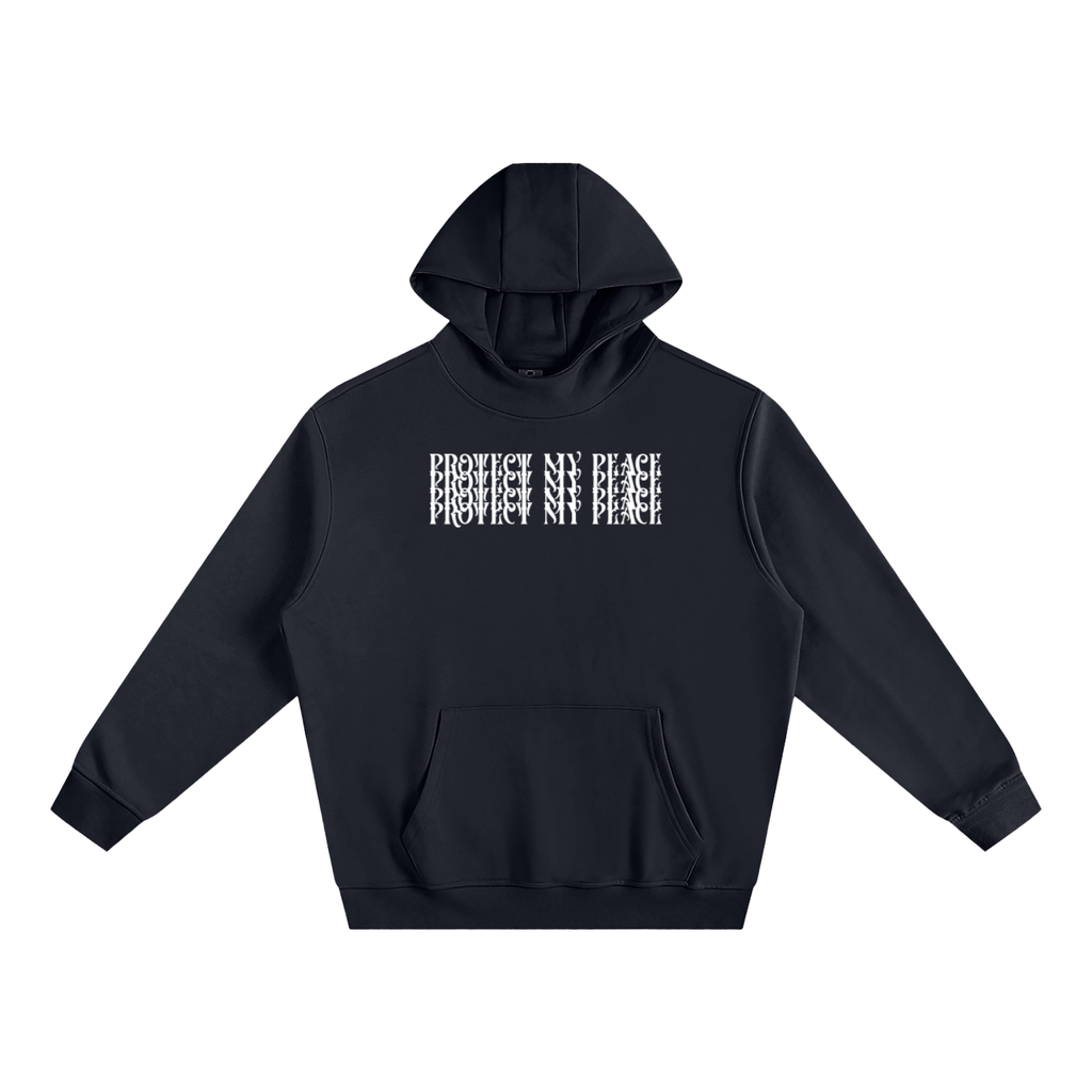 Fleeced High Neck "Protect My Peace" FRONT SIDE ONLY Hoodie