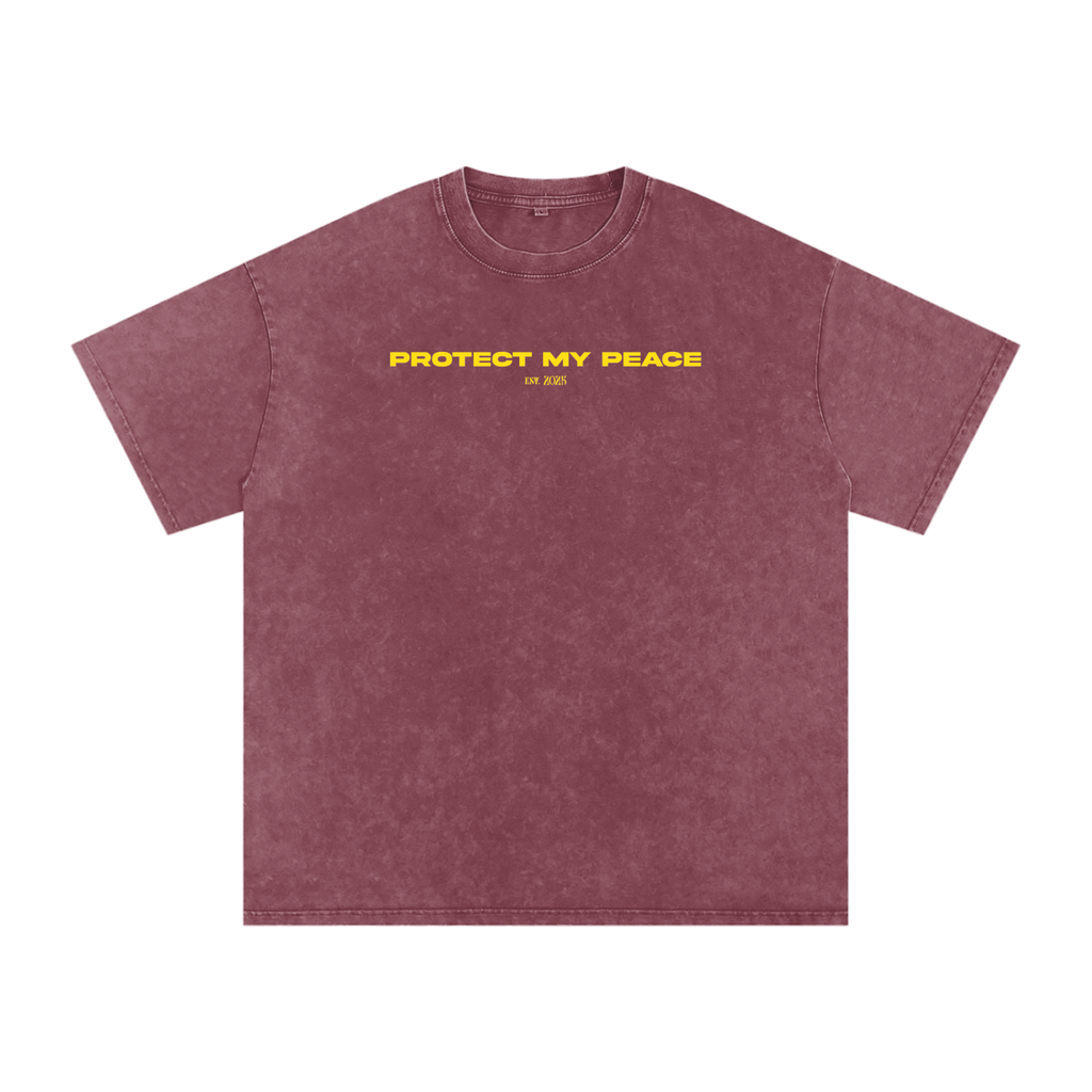 Acid Wash Oversize "est 2025" T-Shirt