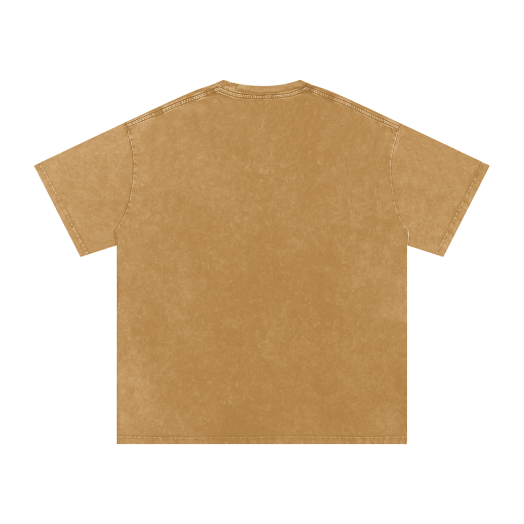 Acid Wash Oversize "Protect My Peace" FRONTSIDE ONLY T-Shirt