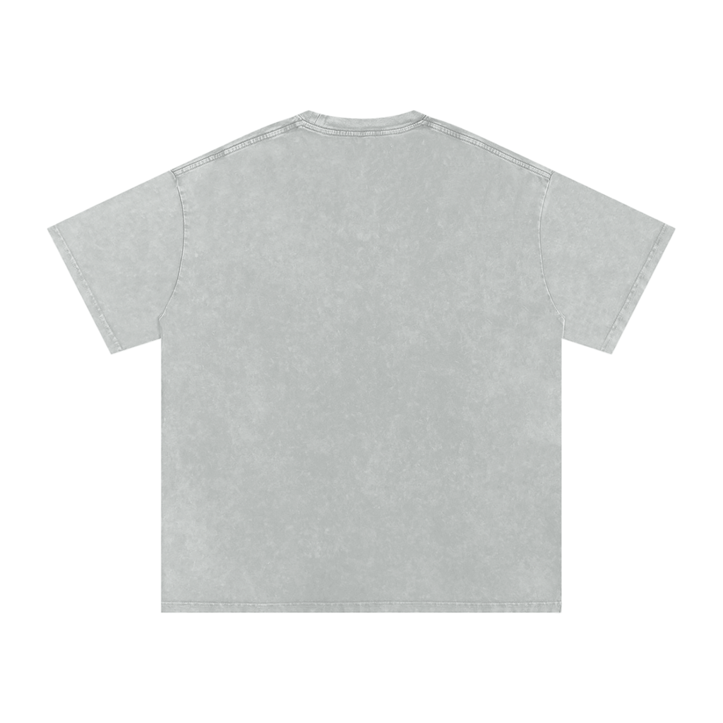 Acid Wash Oversize "Protect My Peace" FRONTSIDE ONLY T-Shirt