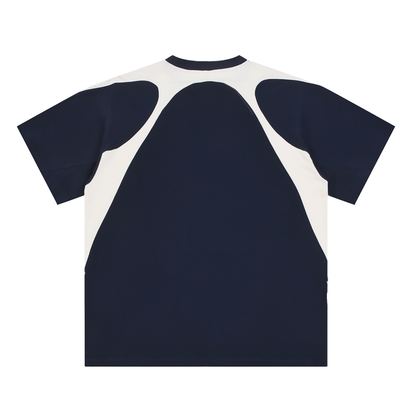 Contrast Panel Cotton "Protect My Peace" FRONT SIDE ONLY T-Shirt