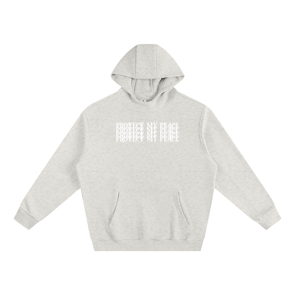 Fleeced High Neck "Protect My Peace" FRONT SIDE ONLY Hoodie