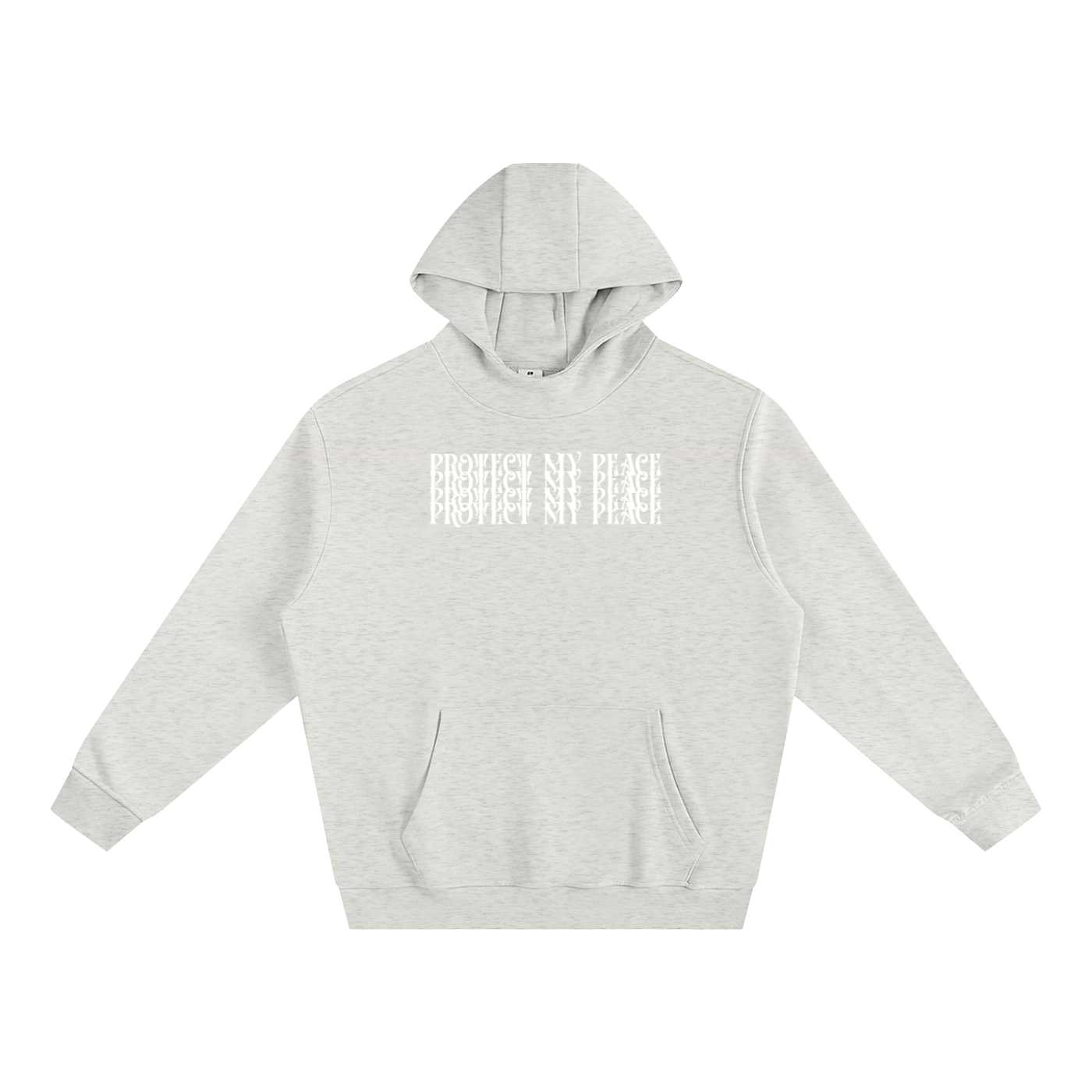 Fleeced High Neck "Protect My Peace" FRONT SIDE ONLY Hoodie