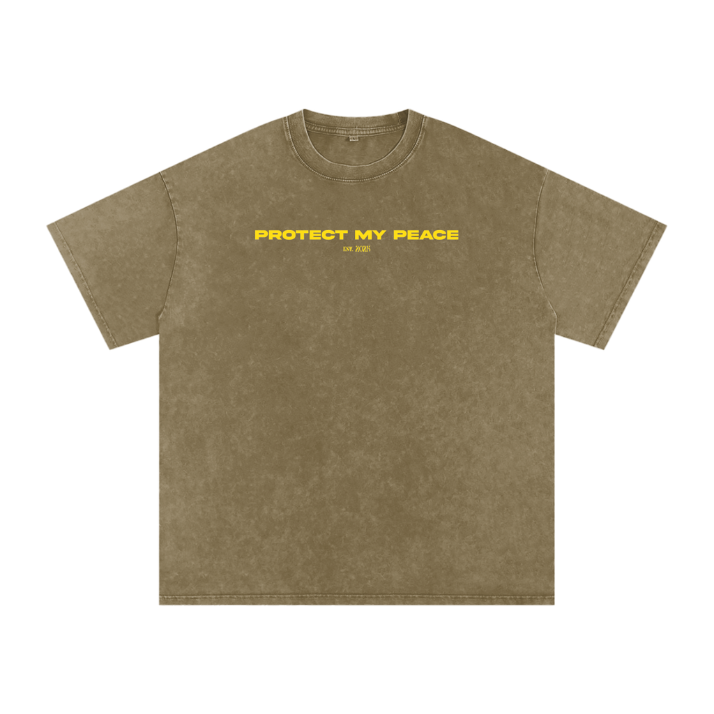 Acid Wash Oversize "est 2025" T-Shirt