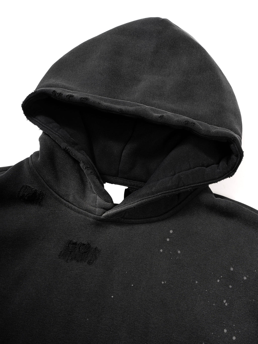 Vintage Wash Frayed Fleece "est 2025" Hoodie