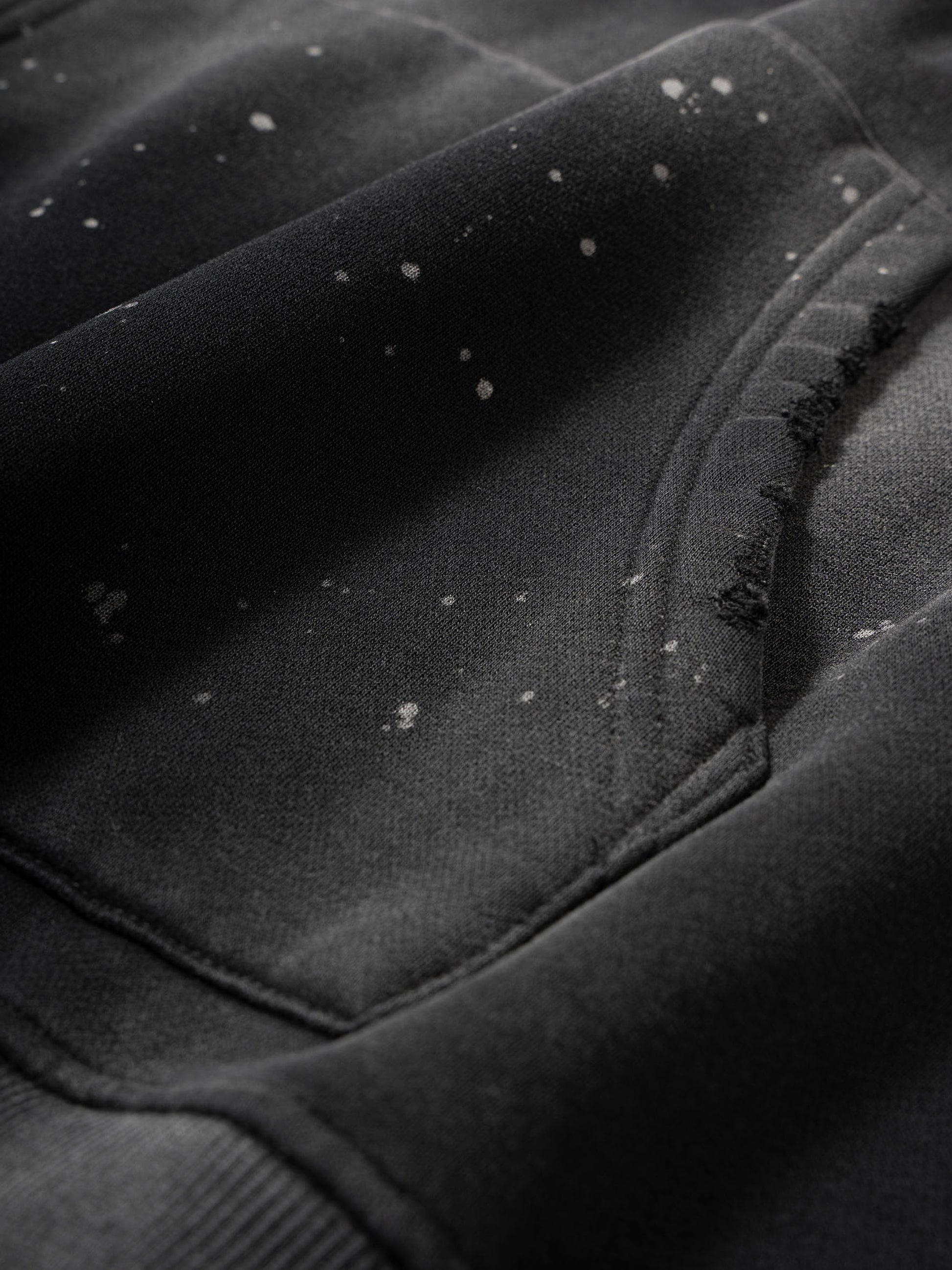 Vintage Wash Frayed Fleece "est 2025" Hoodie